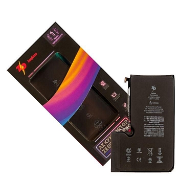 Аккумулятор для телефона iPhone 12 Pro Max ZeepDeep Pro-series: батарея 3687 mAh, монтажные стикеры, прокладка дисплея